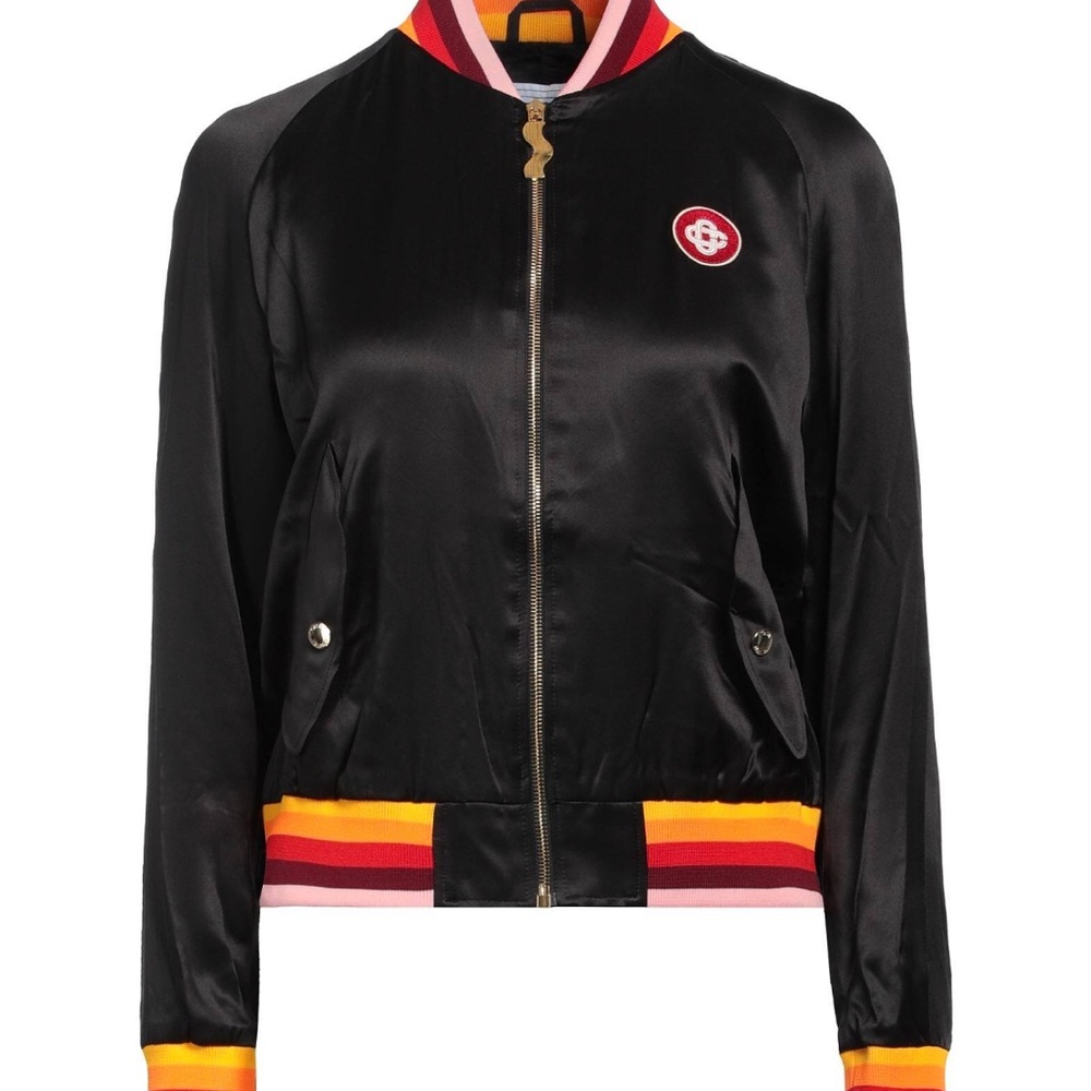 Casablanca Silk Logo Bomber Jacket
